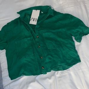 Zara button up